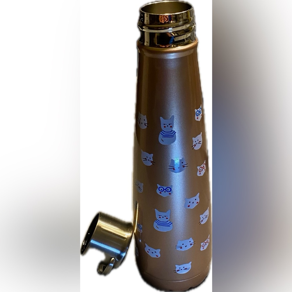 S'well Sip Cat Design Bottle - Gold